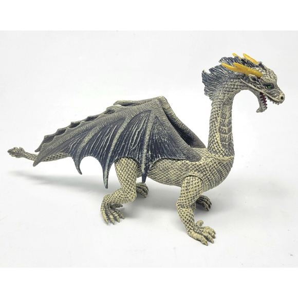 Vintage Kid Galaxy Posable Dragons Set of 6 - Fantasy Action Figure Lot - Picture 4 of 7